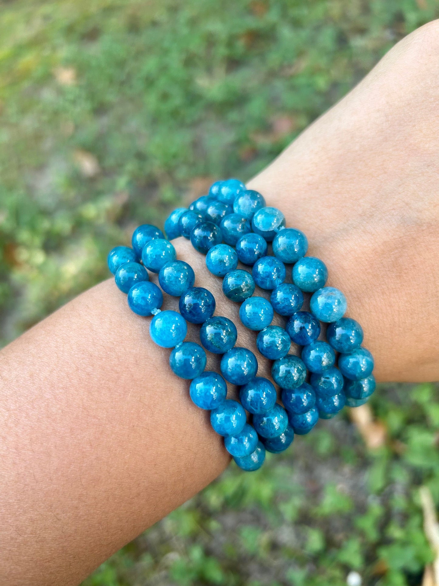 Blue Apatite Bracelet