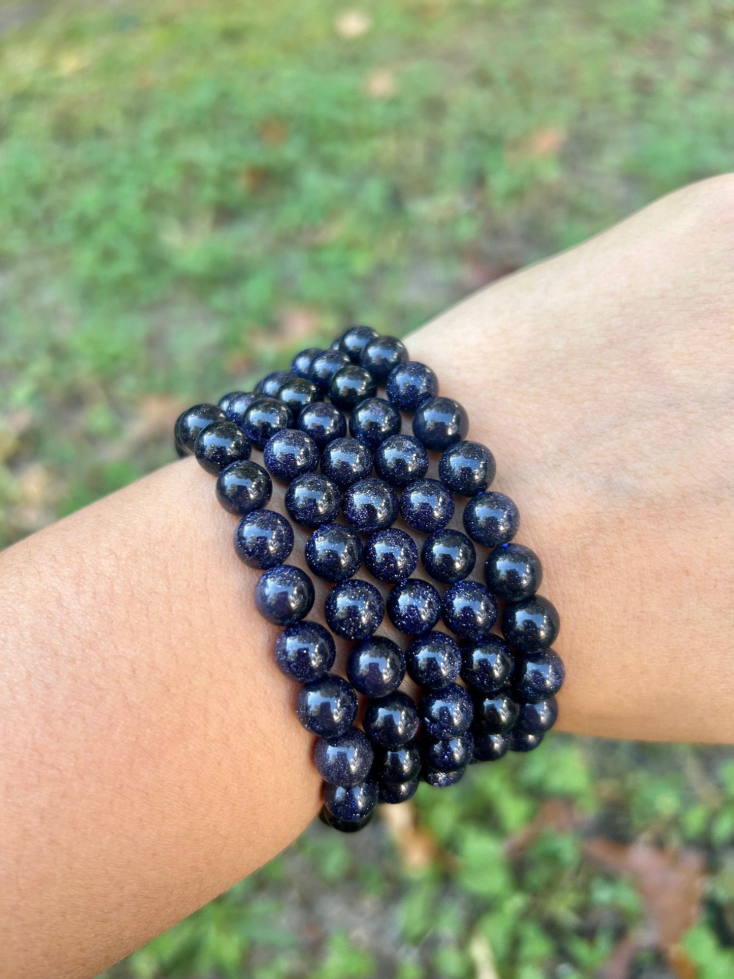 Blue Goldstone Bracelet